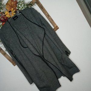 Zara Knit Black Open Cardigan Size Small